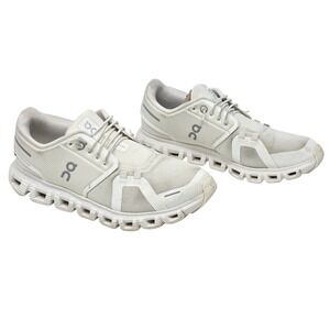 On Cloud 6 Women Running Shoes White White US 8 EU 39 Gym Comfortable Swiss